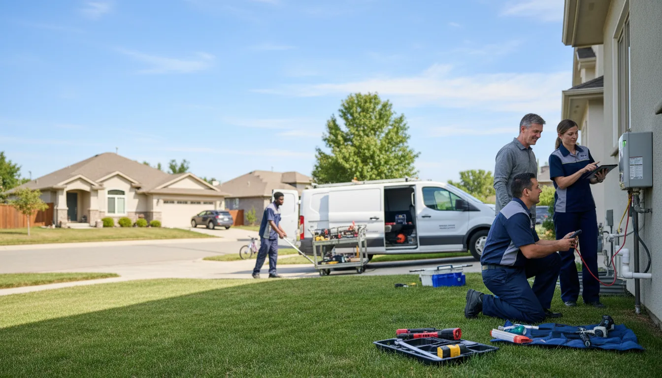 Tankless water heater service in New London, NC